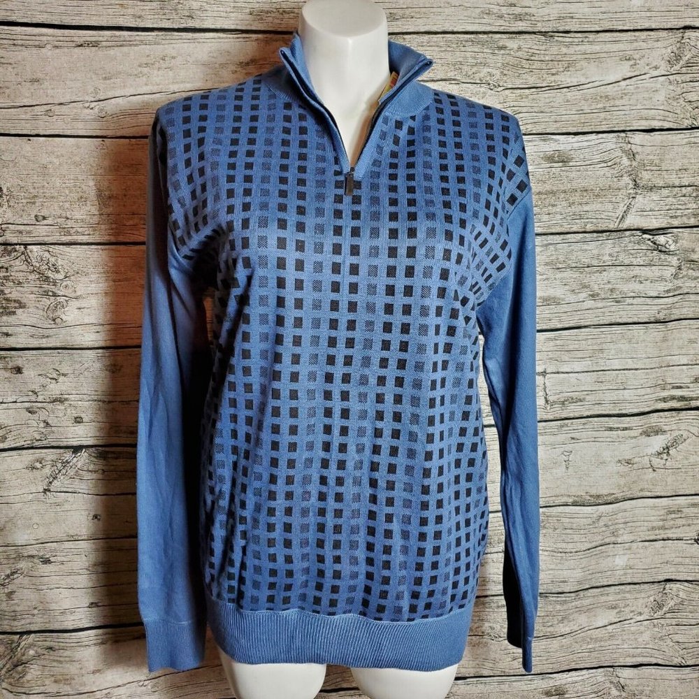 Young USA Quarter Zip Knit Pullover Golf Sweater Jacket Size 2X